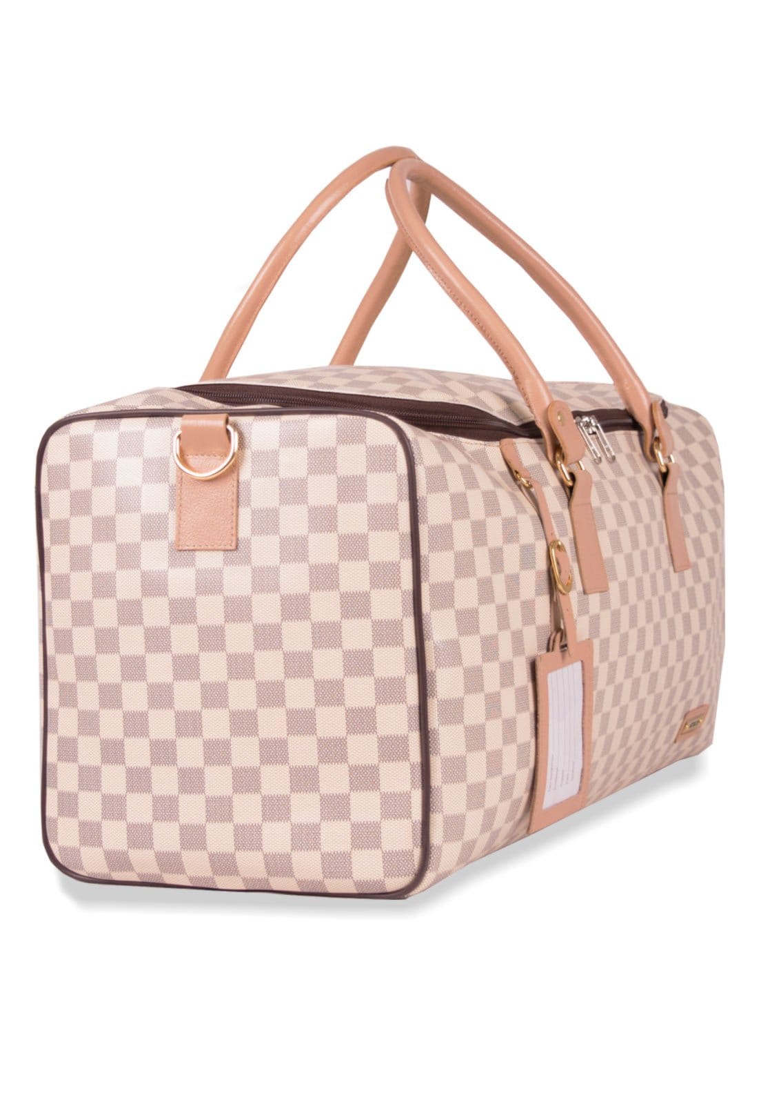 Vista 2 Mala Artlux para Viagem Paris Artlux caramelo