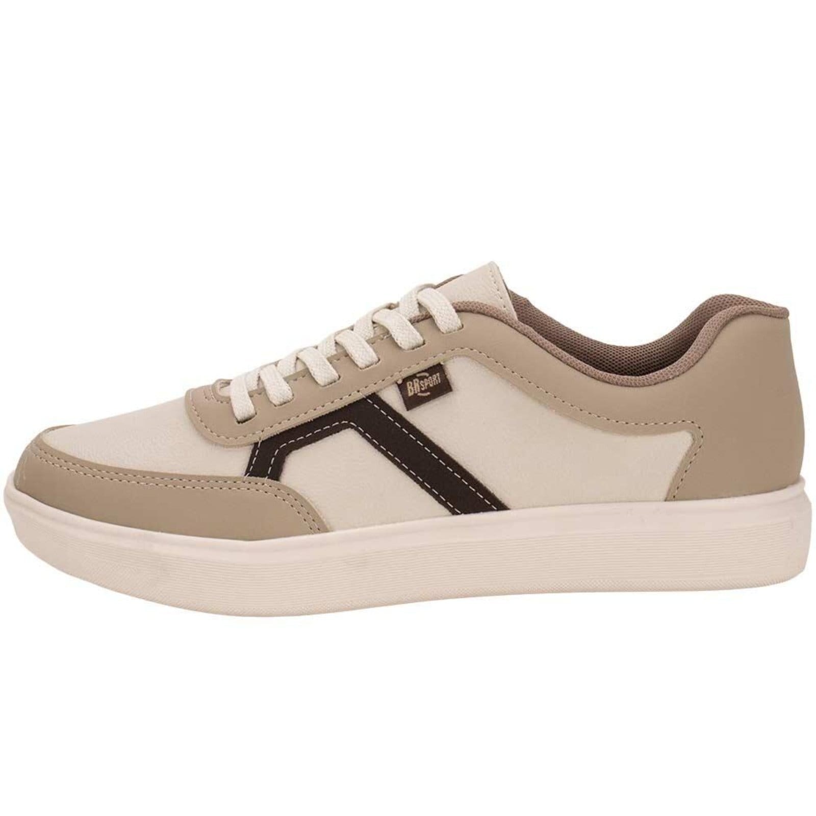 Vista 2 Sapatênis Masculino Casual Brsport 2274112 A0440741 BR SPORTS bege