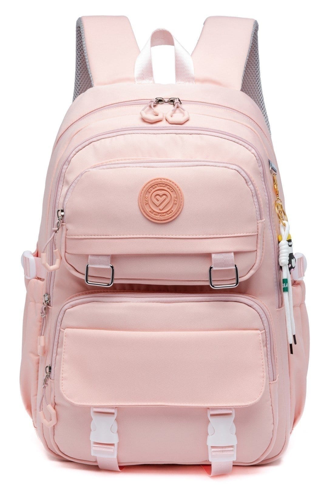 Vista principal Infantil - Mochila Bolsa Yupe Feminina Juvenil Escolar Espaçosa Resistente YUPE rosa