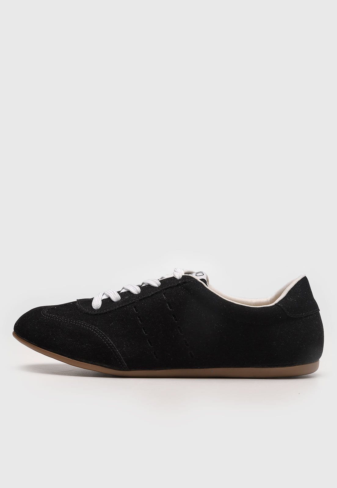 Vista principal Tênis Feminino VIA UNO Cadarço VIA UNO preto