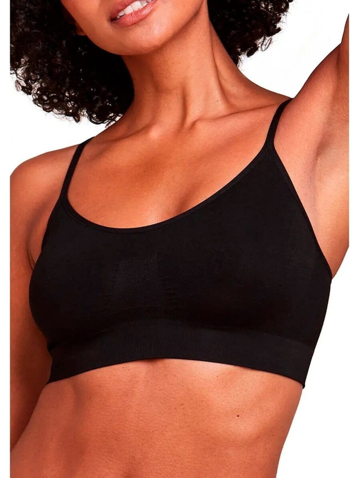 Vista 2 Kit com 3 Top sem Aro e sem Bojo Hope S21020 Hope preto