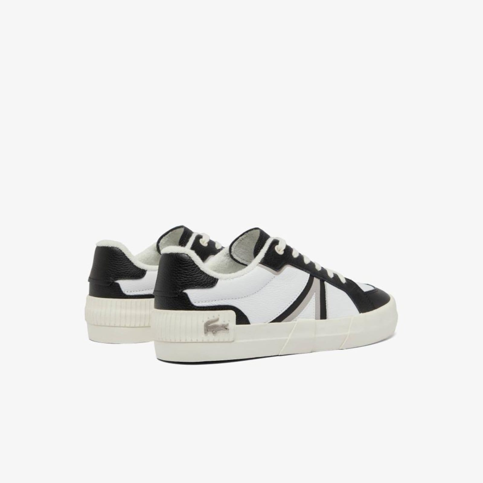 Vista 2 Tênis Lacoste Masculino L004 de Couro Lacoste preto