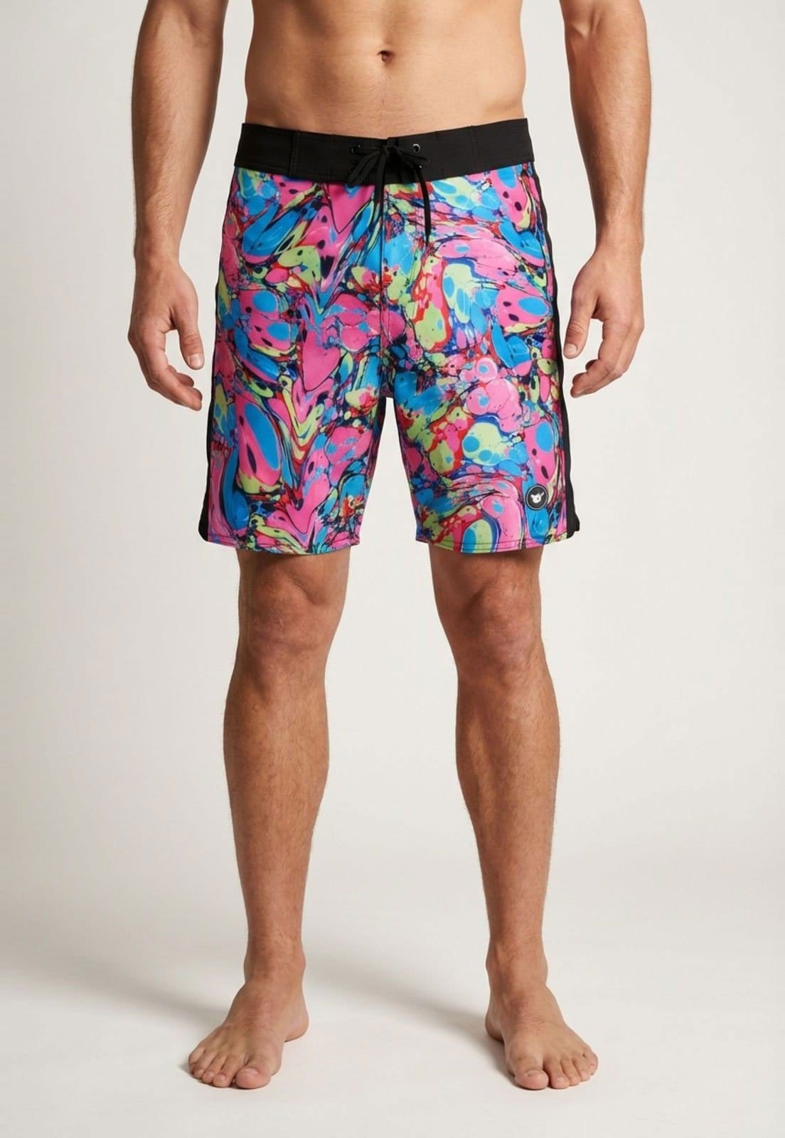 Boardshort Masculino Hang Loose Fullmelted 18 Preta