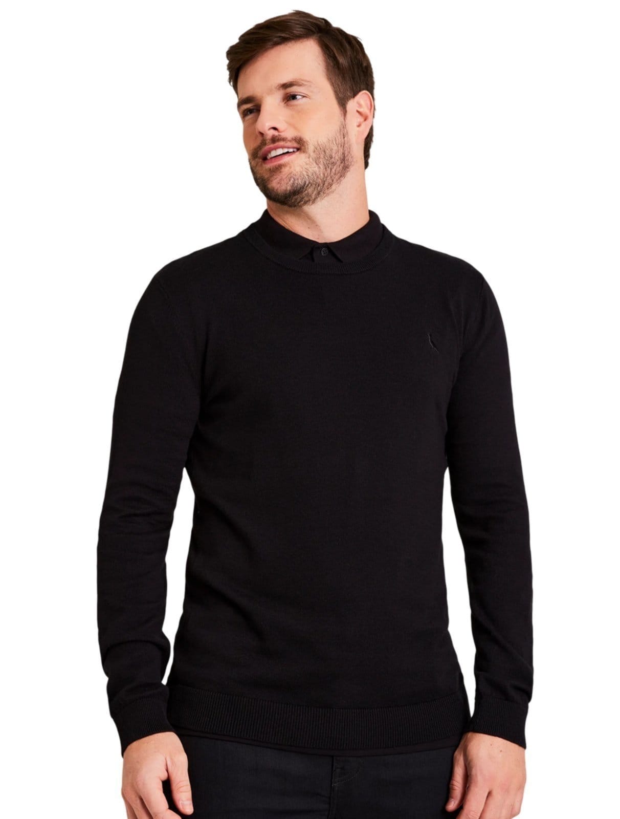 Suéter Reserva Masculino Tricot Basico Gola Careca