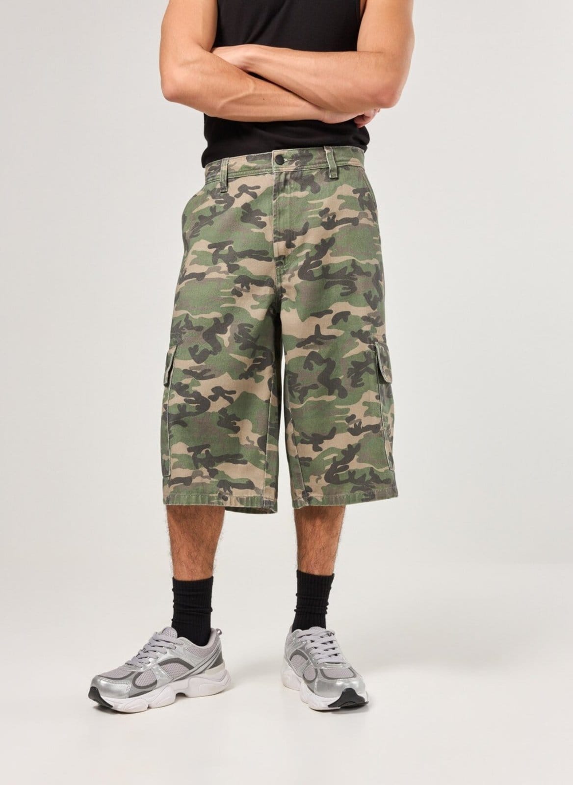 Vista 2 Jorts Sarja Camuflada Super Baggy Youcom estampado