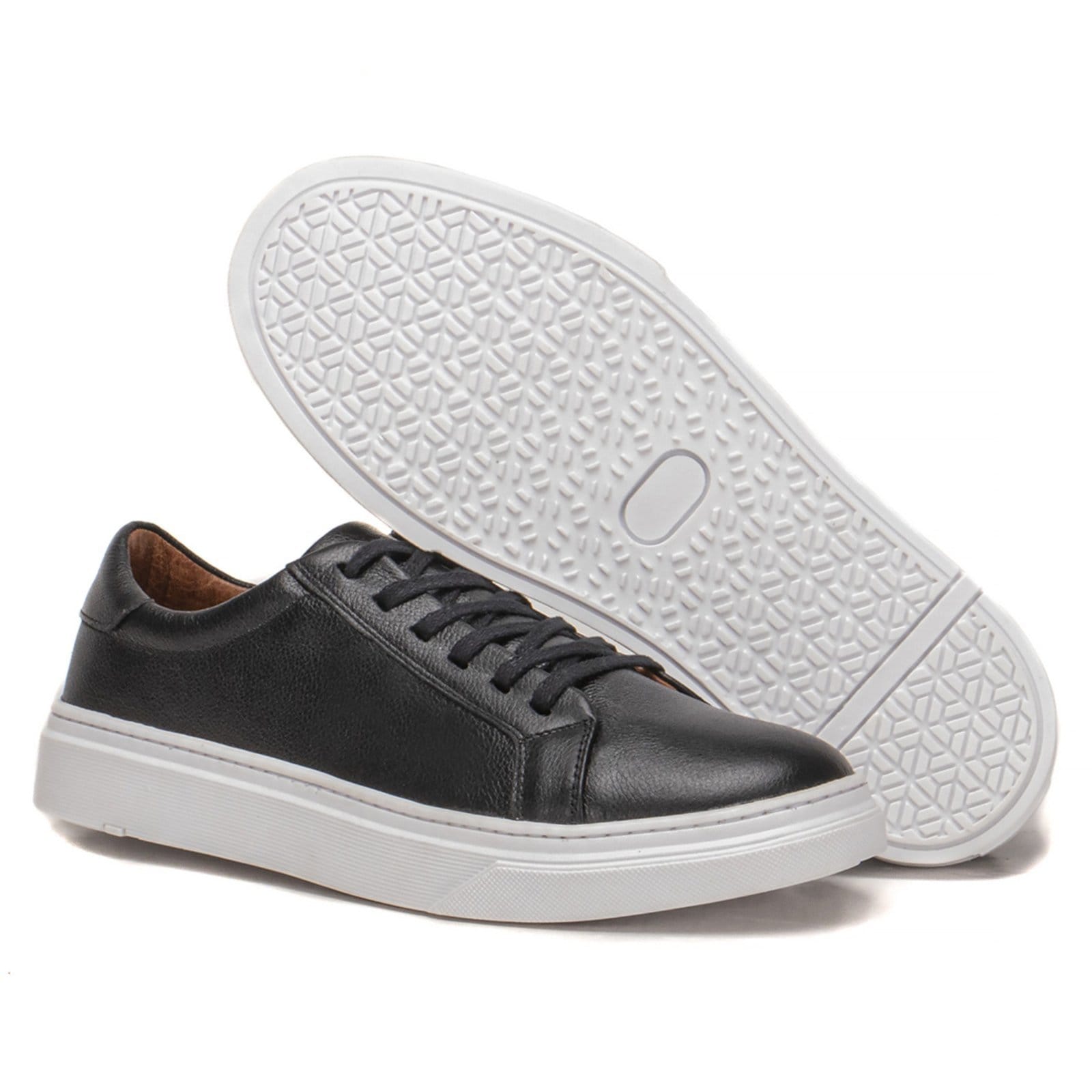 Vista principal Tênis Masculino Chronos em Couro POLO URBAN preto