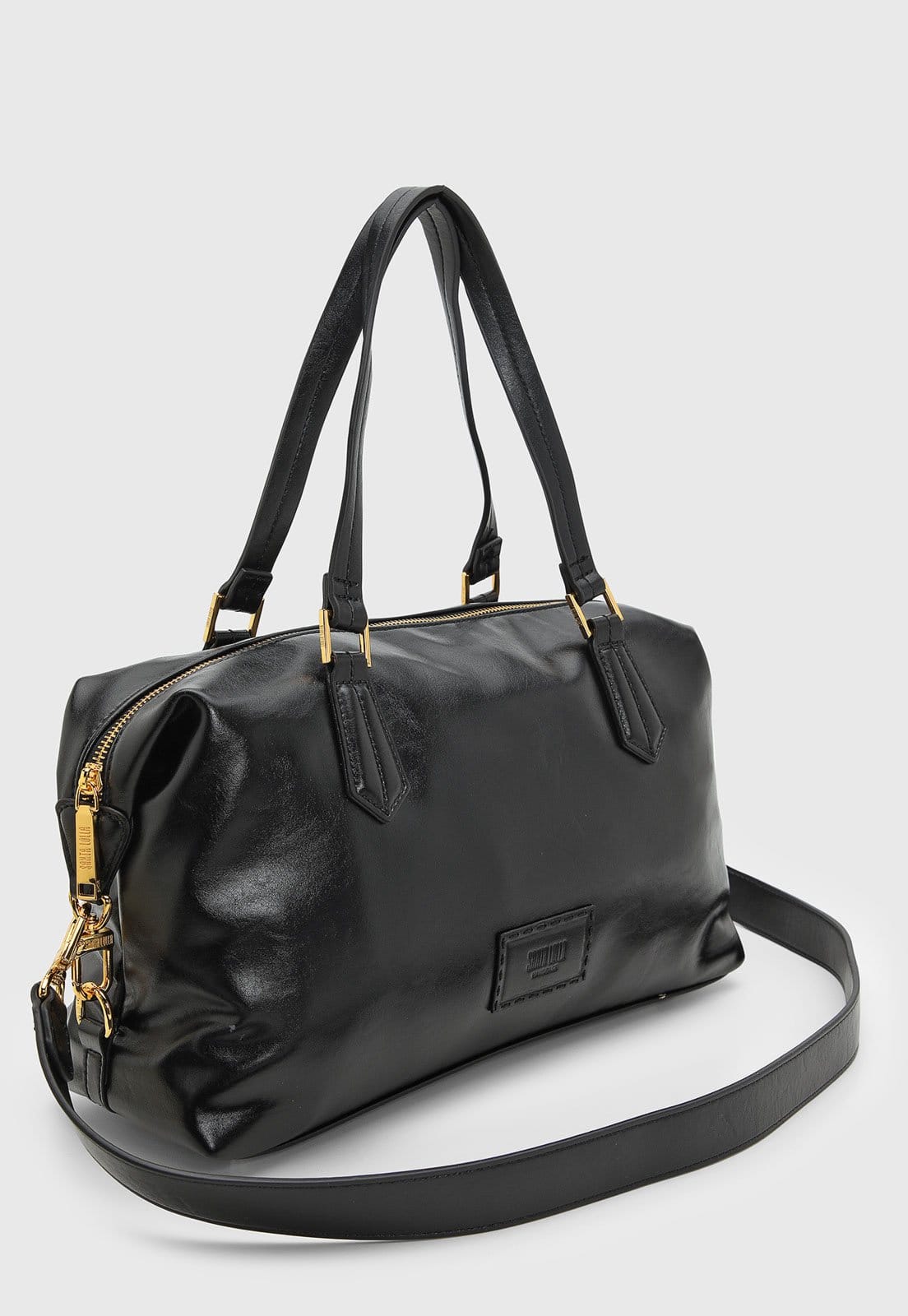 Vista 2 Bolsa Feminina Santa Lolla Estruturada Preta Santa Lolla preto