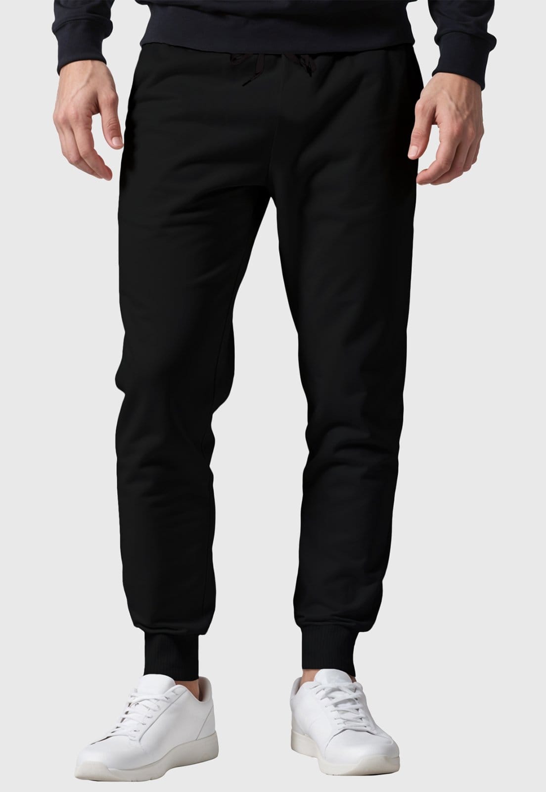 Calça Moletom Slim Masculina com Bolso Traseiro Conforto e Estilo