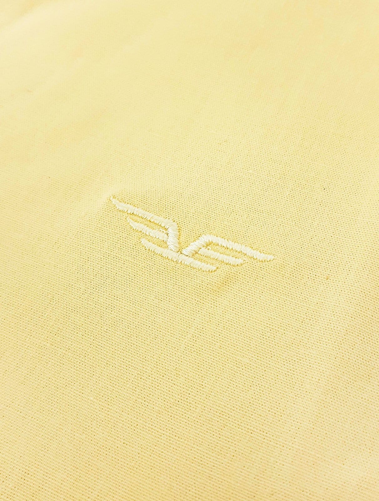 Vista 2 Camisa Ellus Masculina Tricoline LY Classic Anatomic Amarela Ellus amarelo