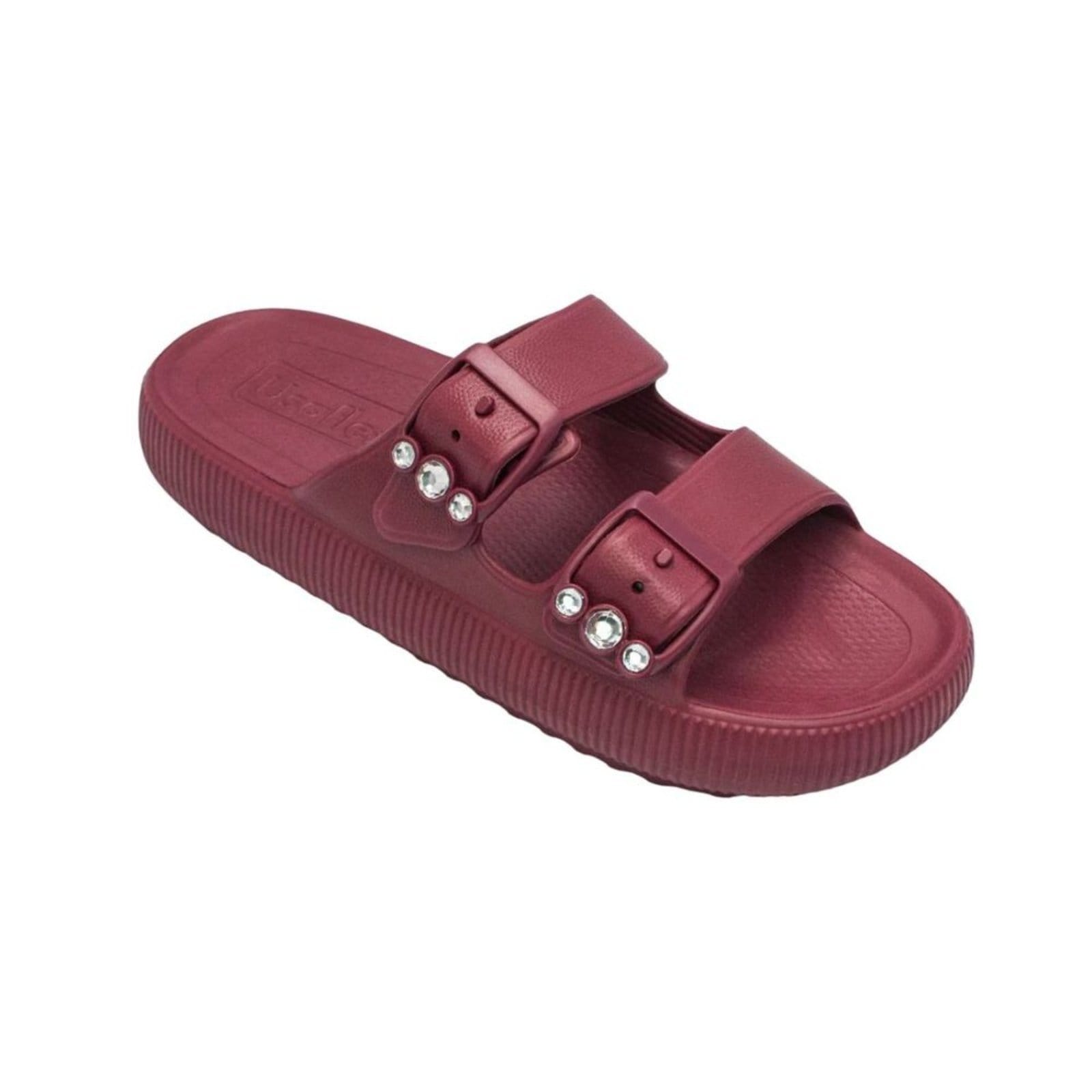 Vista 2 Chinelo Feminino Slide Poofy Usaflex Usaflex vermelho