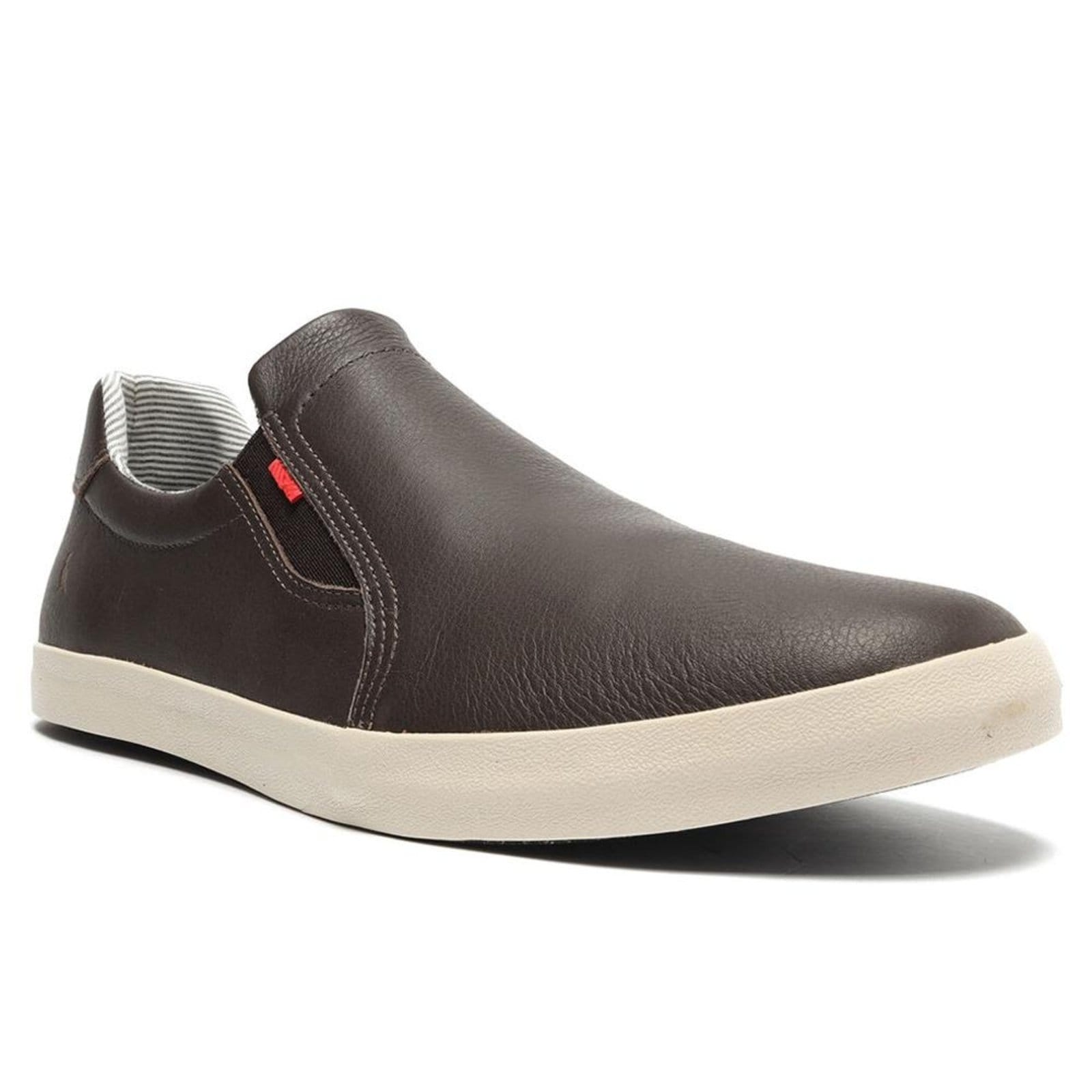 Vista 2 Tenis Masculino Reserva Lapa Couro Escuro RESERVA GO marrom