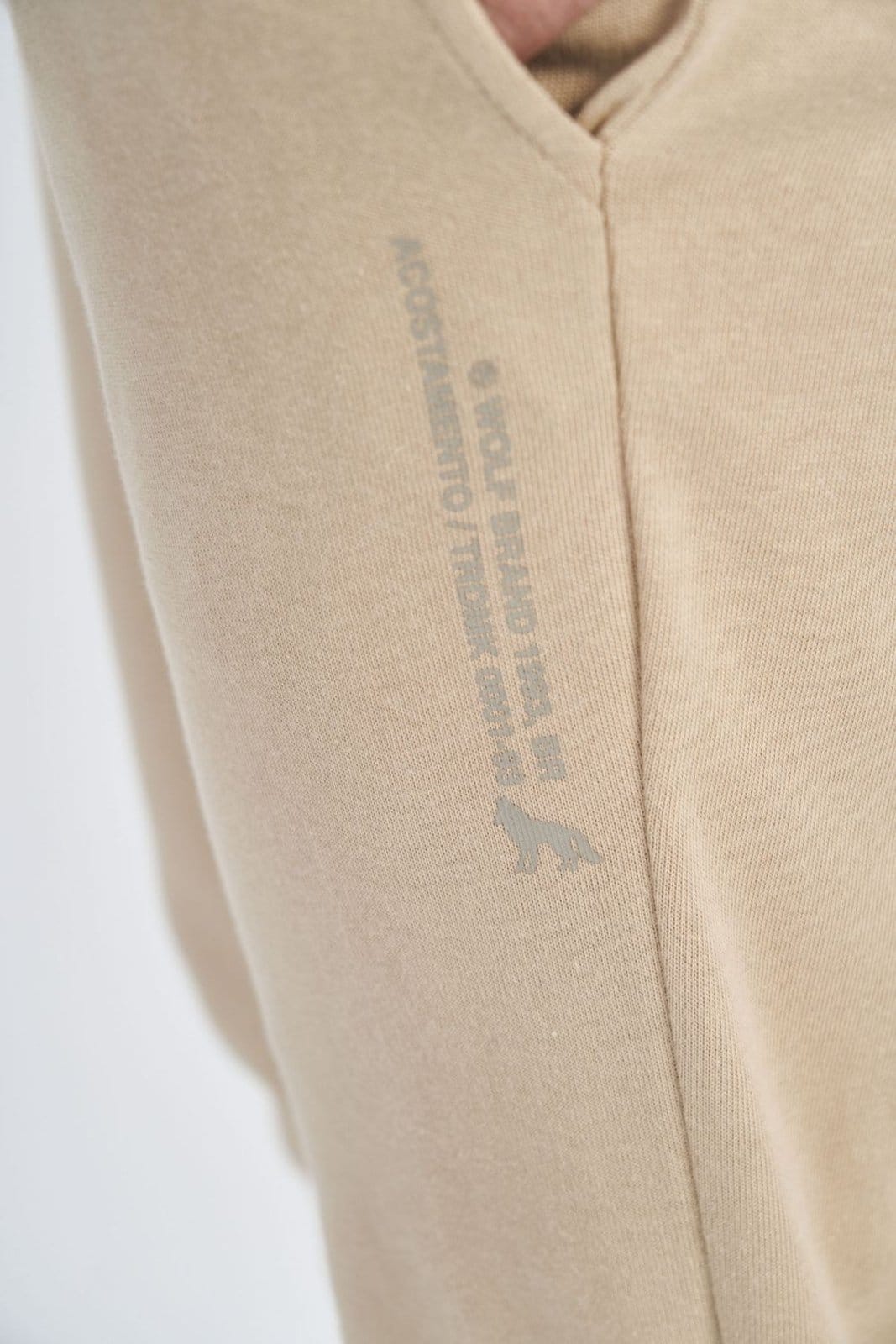 Vista 2 Calça Malhão Wolf Masculina Acostamento ACOSTAMENTO MASCULINO bege