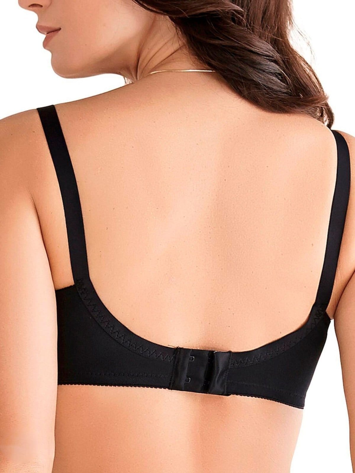 Vista 2 Sutiã Sem Aro E Sem Bojo N Triumph Compliment 24353 Taça B Triumph preto