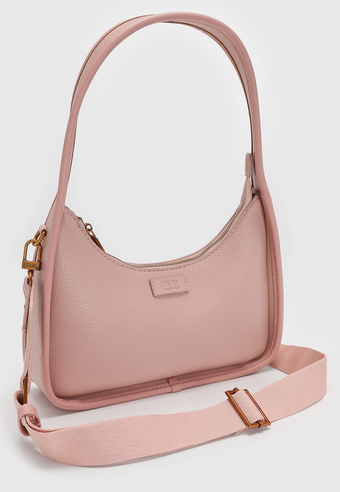 Vista 2 Bolsa Feminina Santa Lolla Média Estruturada Claro Santa Lolla rosa