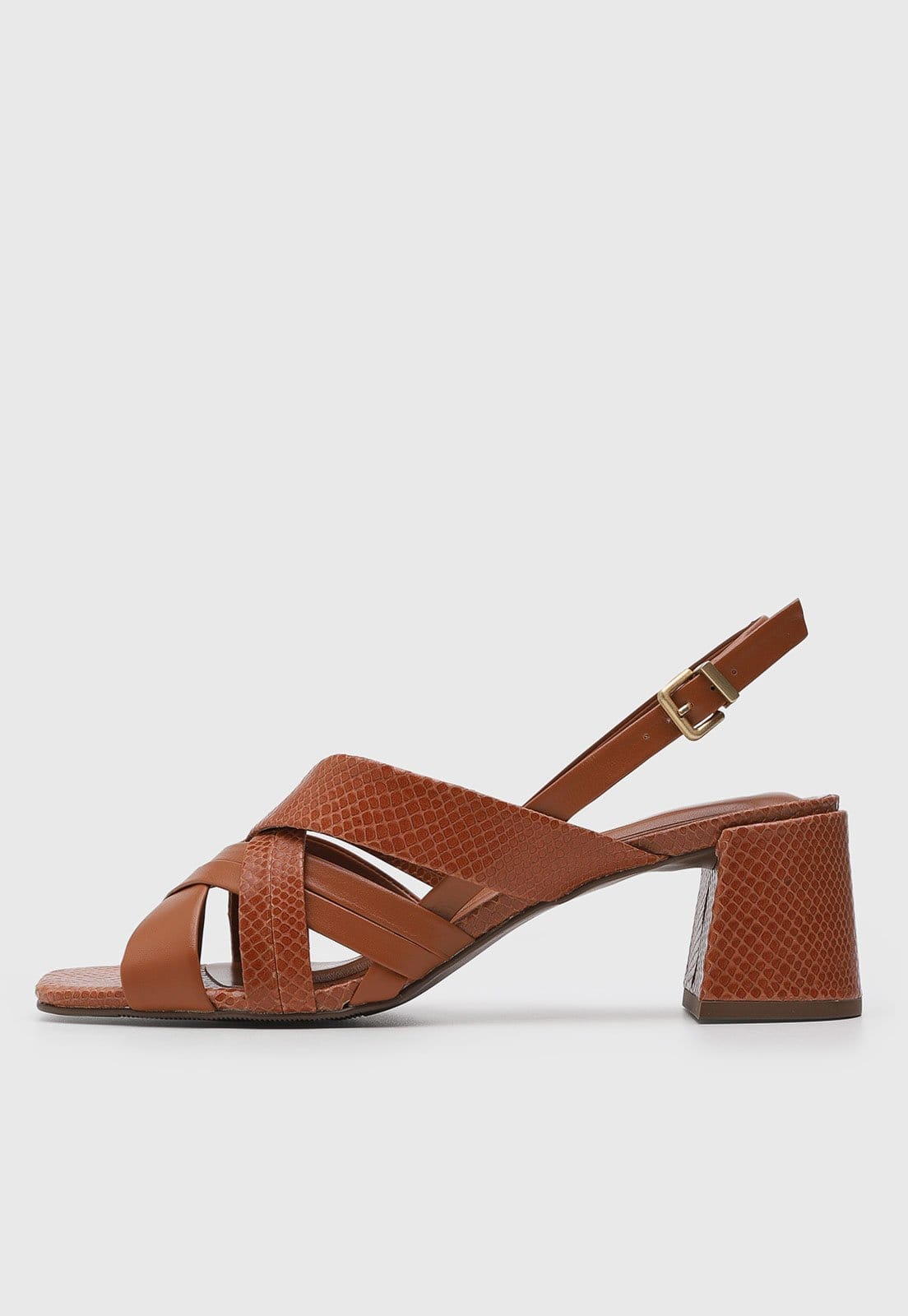 Sandália Feminina Loucos e Santos Salto Bloco