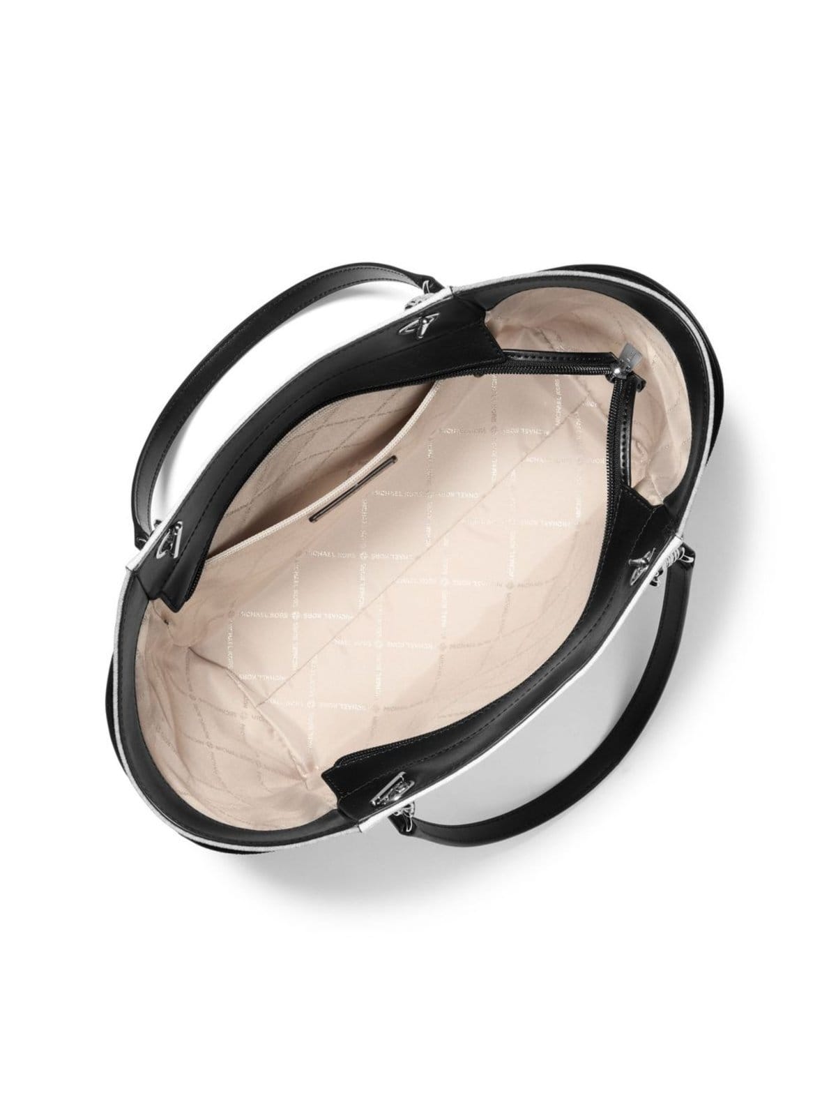 Vista 2 Bolsa Tote Jet Set Logo Grande 35S5stve3b827 Michael Kors branco