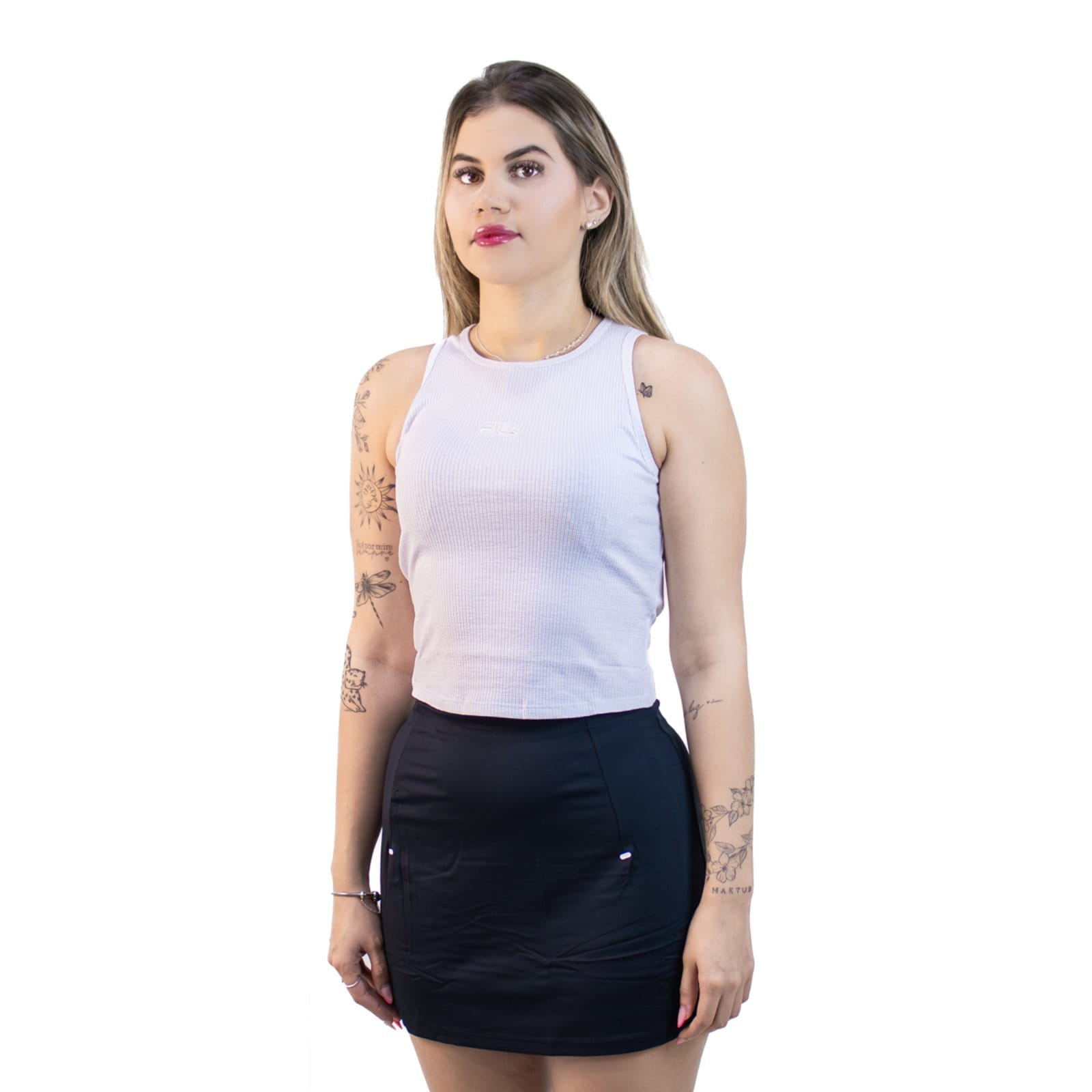 Vista principal Regata Fila Basic Feminina Fila branco