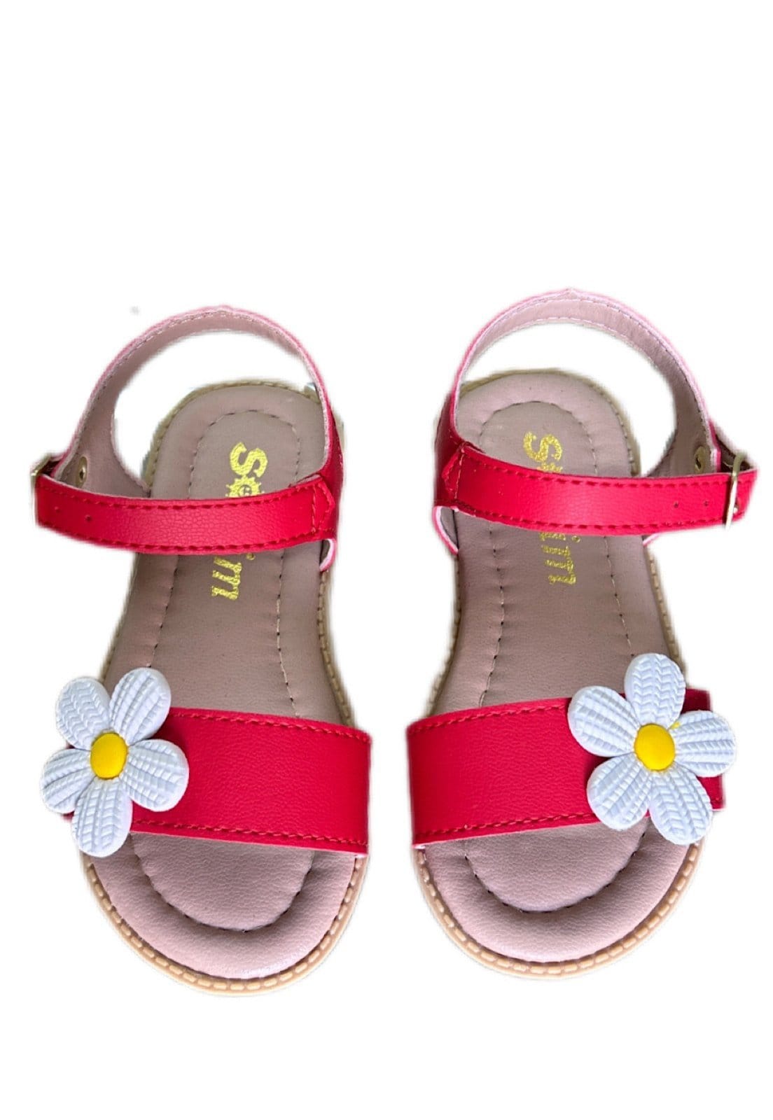 Vista 2 Infantil - Sandália menina infanil Solzim margarida Vermelha SOLZIM CALÇADOS vermelho