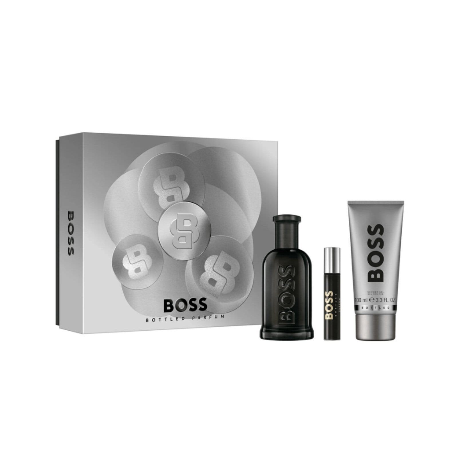 Coffret Boss Bottled Parfum + Shower Gel + Travel Size