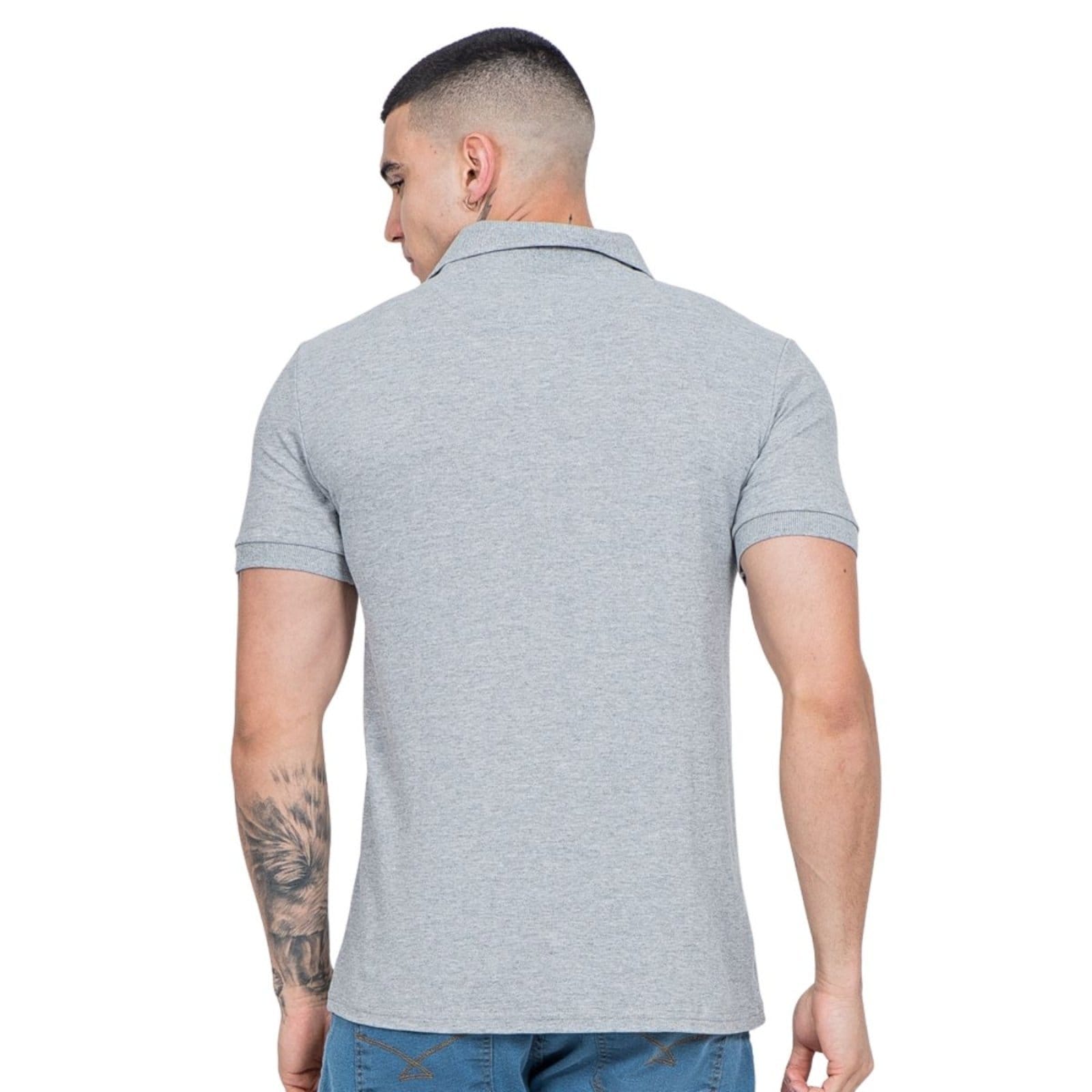 Camisa Polo Masculina Básica Industrie Piquet no Estilo Tommy Bordado Itália