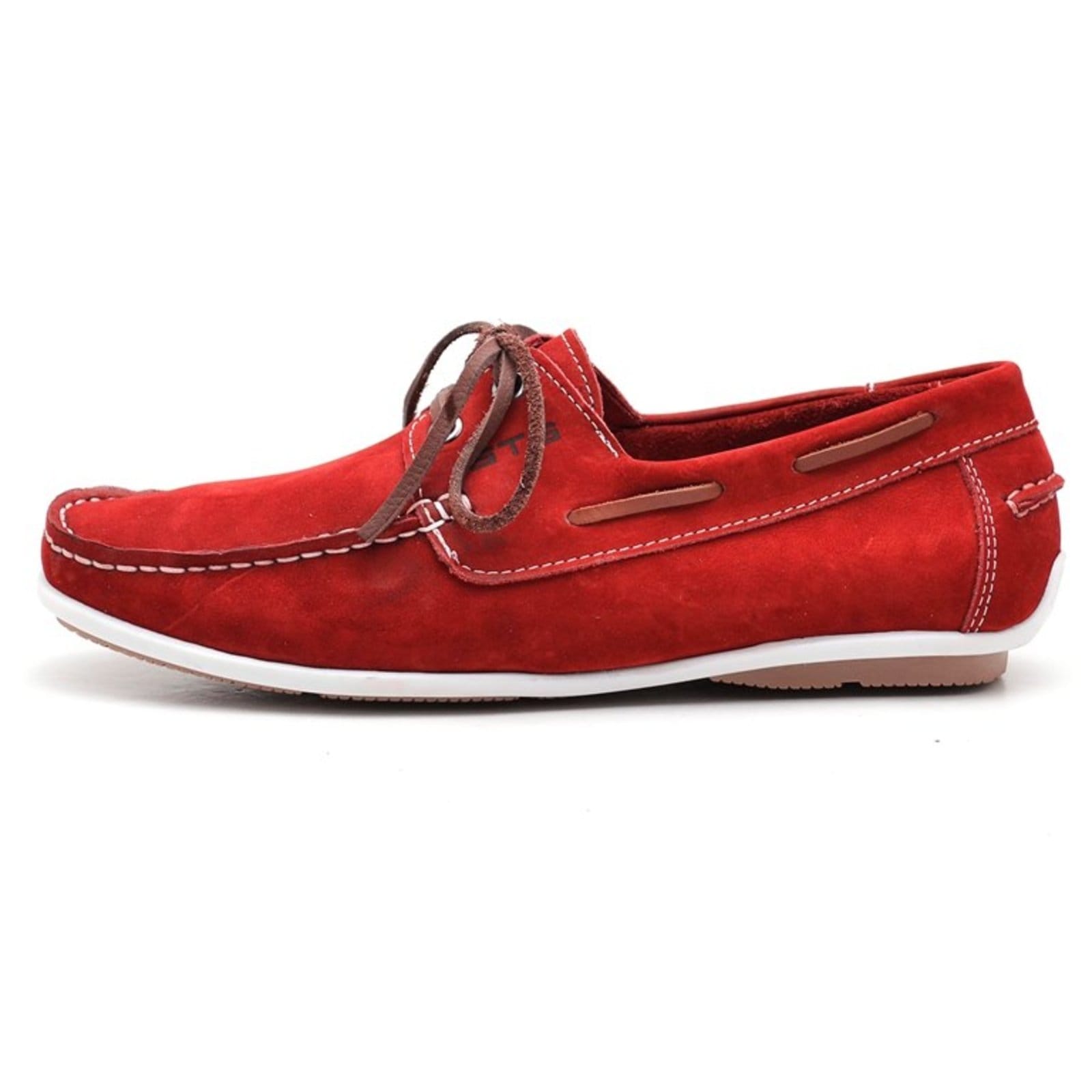 Mocassim Sider Clube Do Sapato De Franca De Amarrar Nobuck - 2