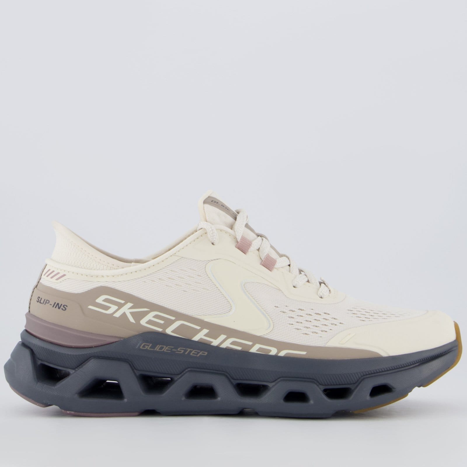 Tênis Skechers Alus Glide-Step Feminino Off White