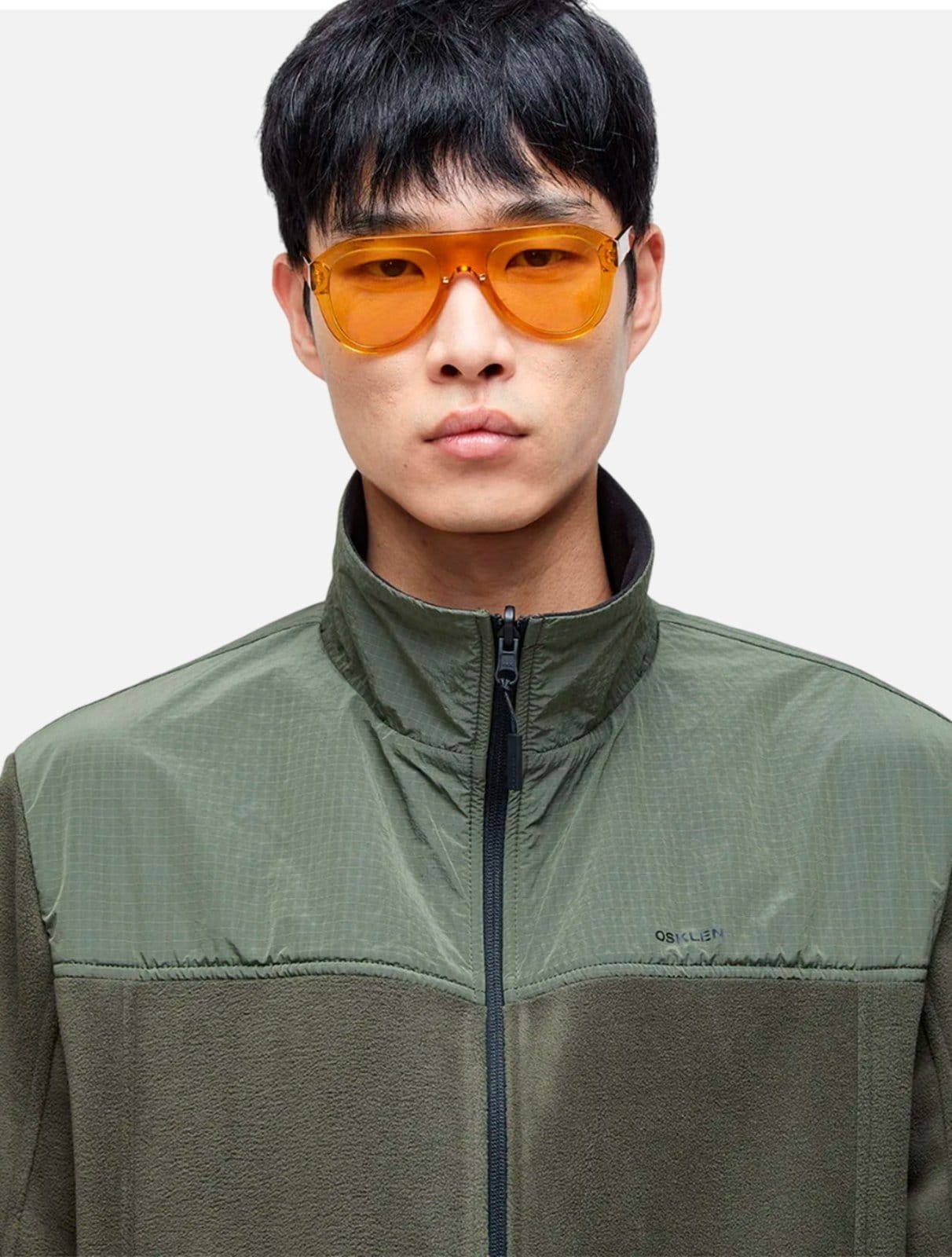 Vista 2 Jaqueta Osklen Double Face Fleece Itm Militar Osklen verde