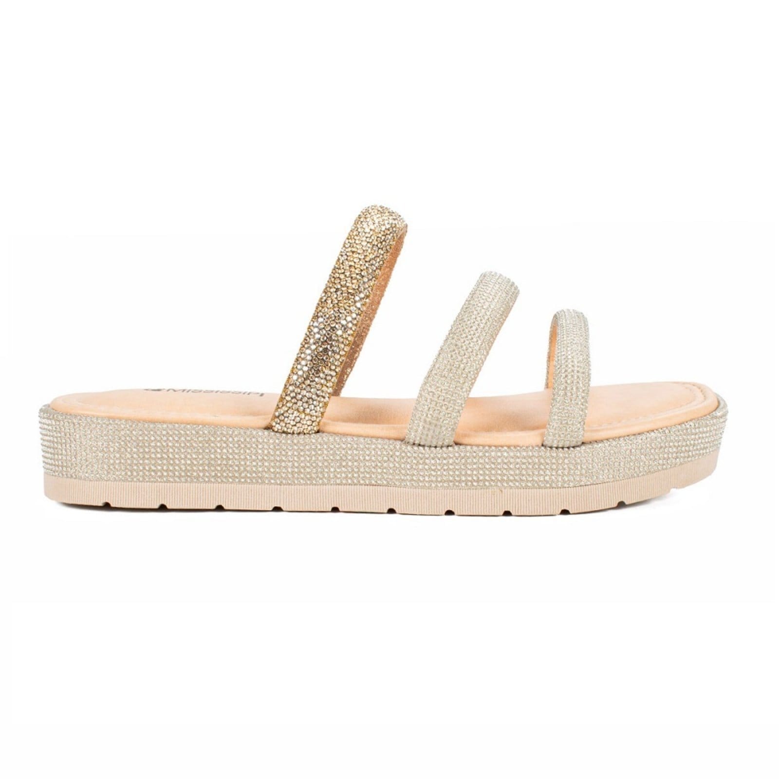 Vista 2 Tamanco Flatform Mississipi MB811 Feminino MISSISSIPI dourado