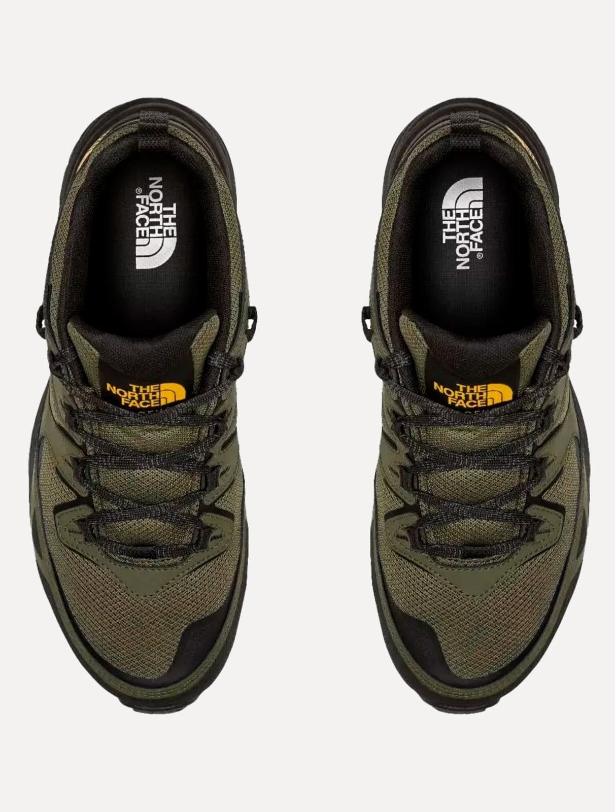 Vista 2 Tênis The North Face Masculino Hedgehog III Mid Preto/Verde The North Face preto verde