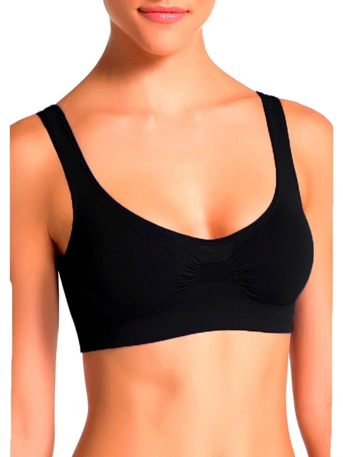 Vista 2 Kit com 2 Tops sem Aro e sem Bojo Loba 4 Lupo branco