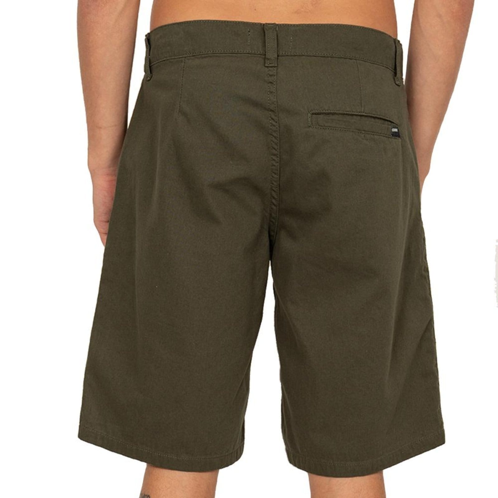 Vista 2 Bermuda Element Chino Twill SM26 Masculina Militar Element verde