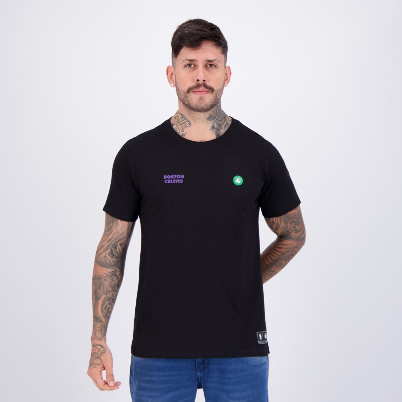 Camiseta NBA Boston Celtics New Look Preta