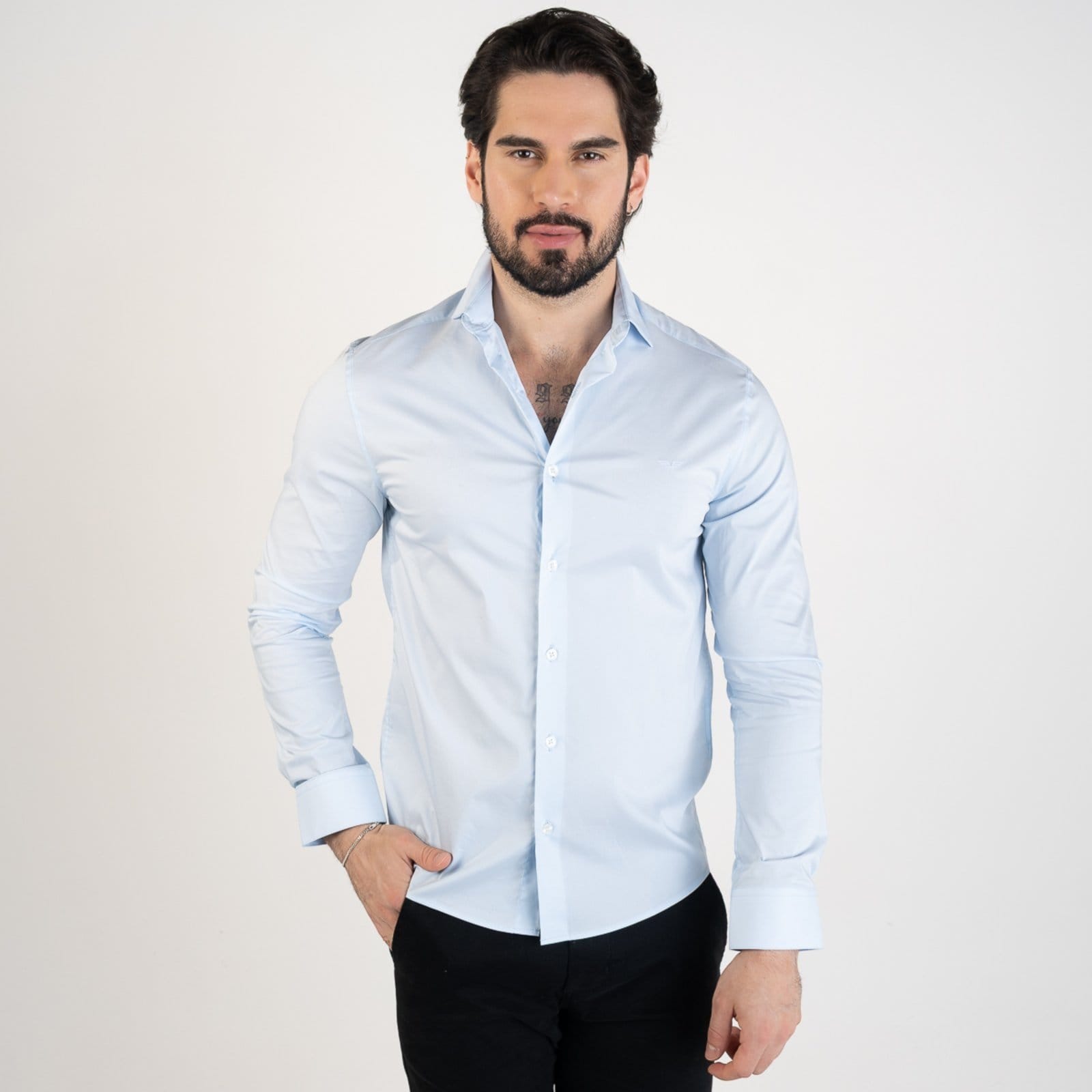 Vista principal Camisa Ellus New Italian Claro Ellus azul