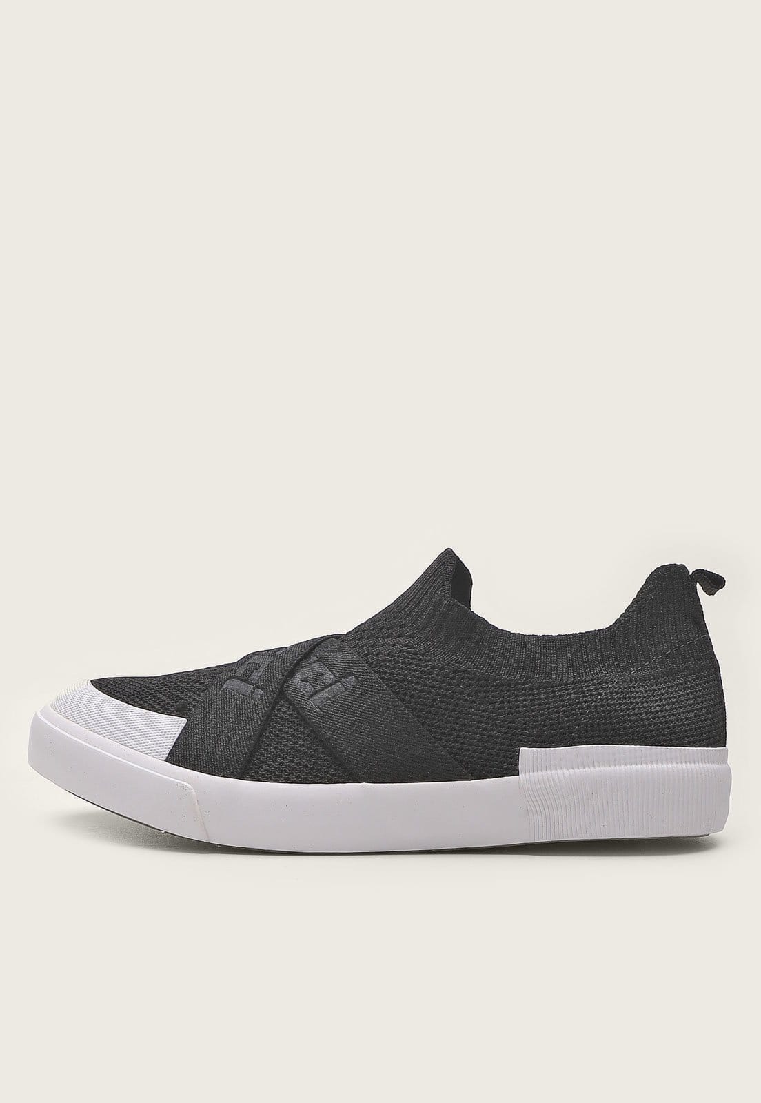 Vista principal Tênis Slip On Colcci Knit Colcci preto