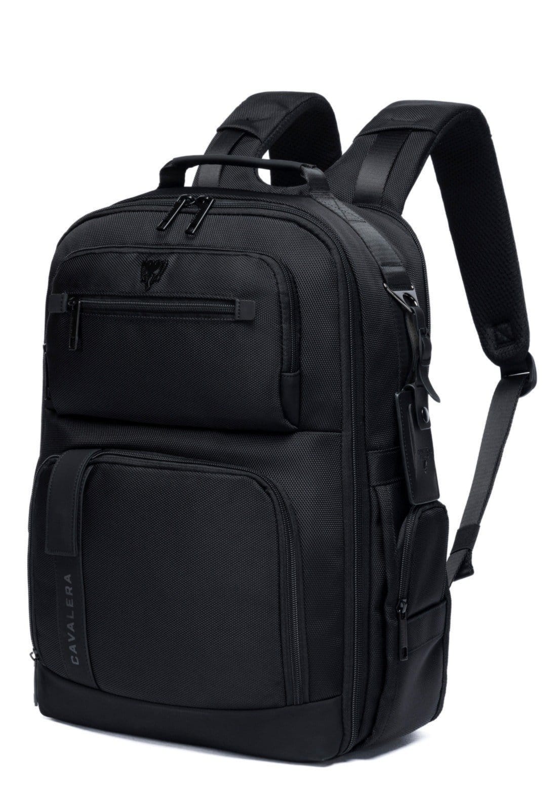 Vista 2 Mochila Bolsa Faculdade Escolar Trabalho Espaçosa Casual Cavalera Reforçada Cavalera preto