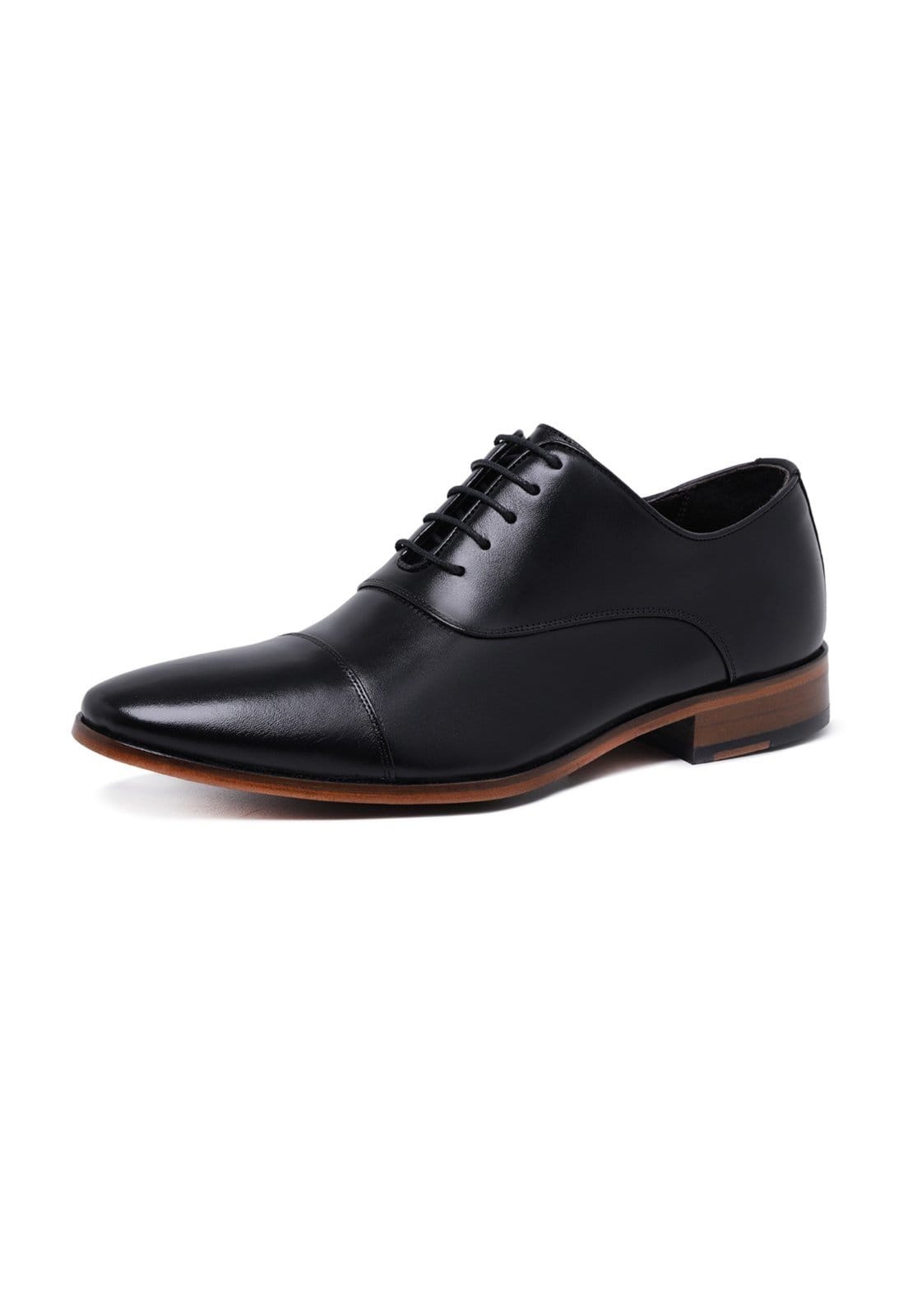 Sapato Oxford Social Malbork em Couro Sola Couro 124P