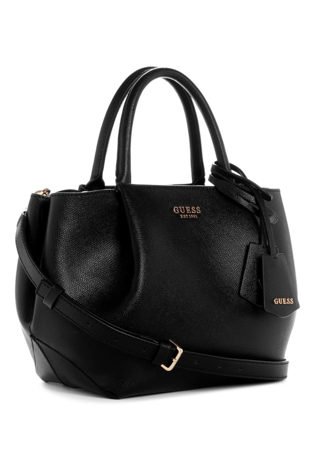 Vista 2 Bolsa Guess Amorette Girlfriend Satchel Guess preto