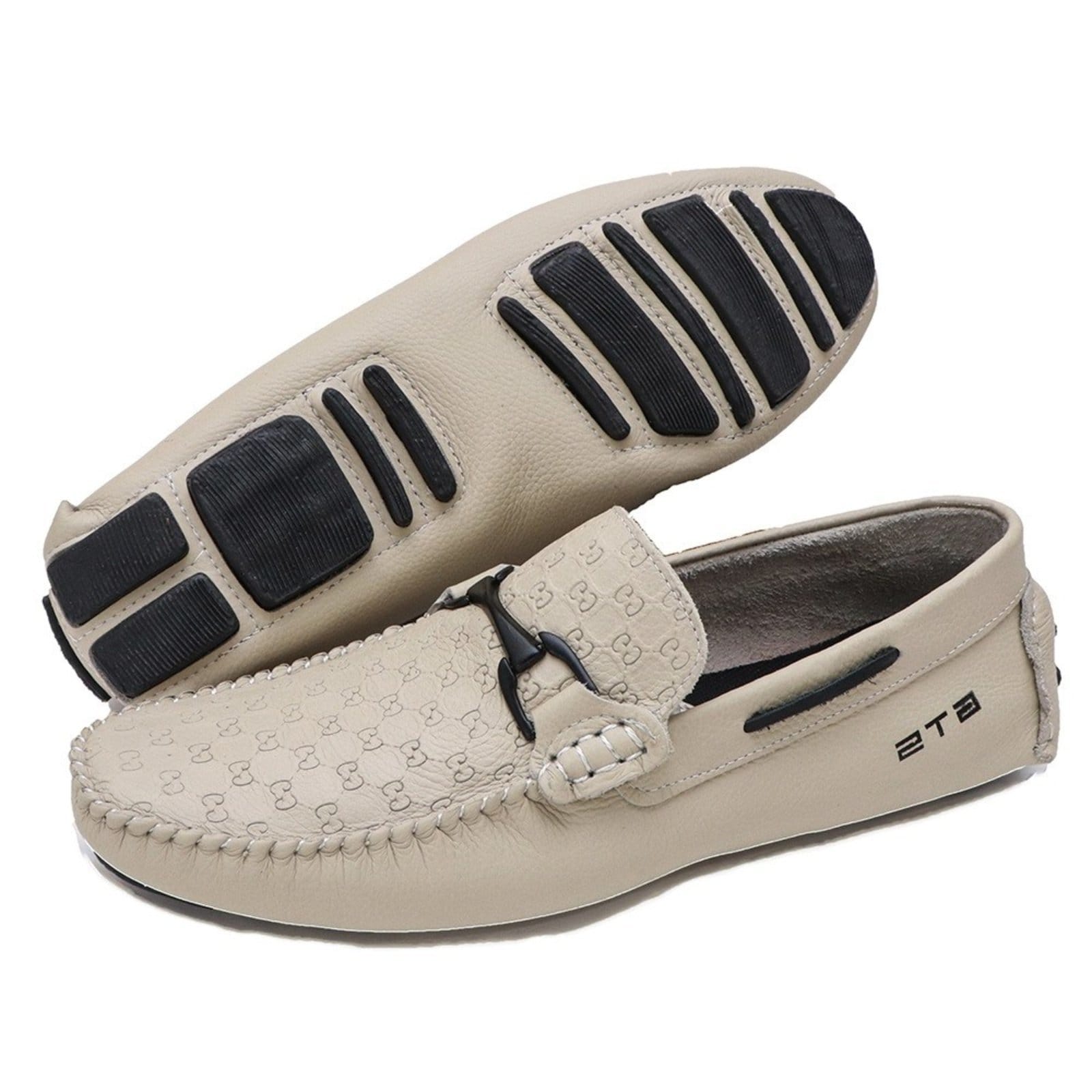 Vista 2 Kit 02 Prs Mocassim Driver Masculino Clube do Sapato de Franca DFT KIT Skyline Café/Bege Clube do Sapato de Franca multicolorido