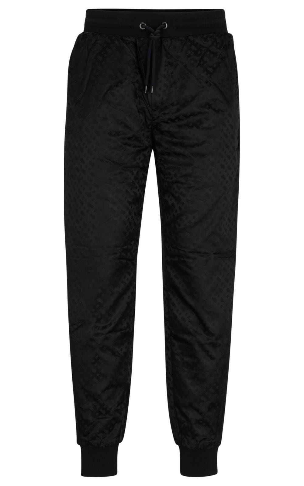 Calça De Moletom Em Mistura De Algodão Com Monogramas E Listras.