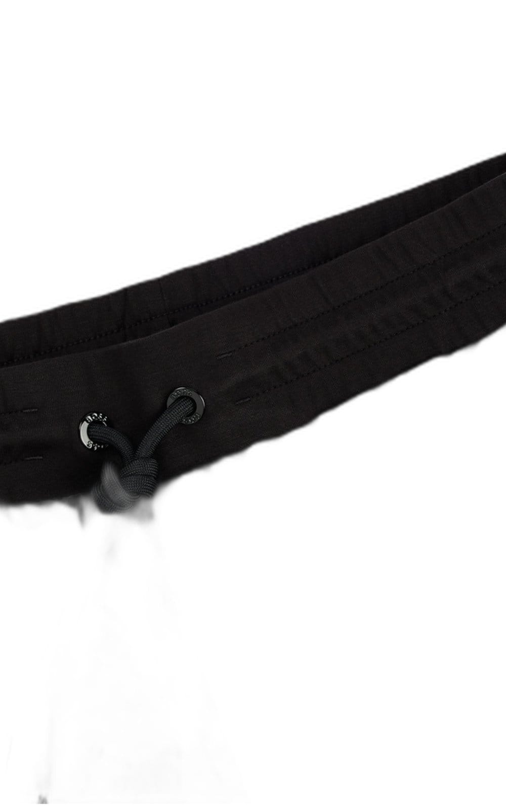 Vista 2 Calça De Moletom Em Mistura De Algodão Com Monogramas E Listras. Boss preto