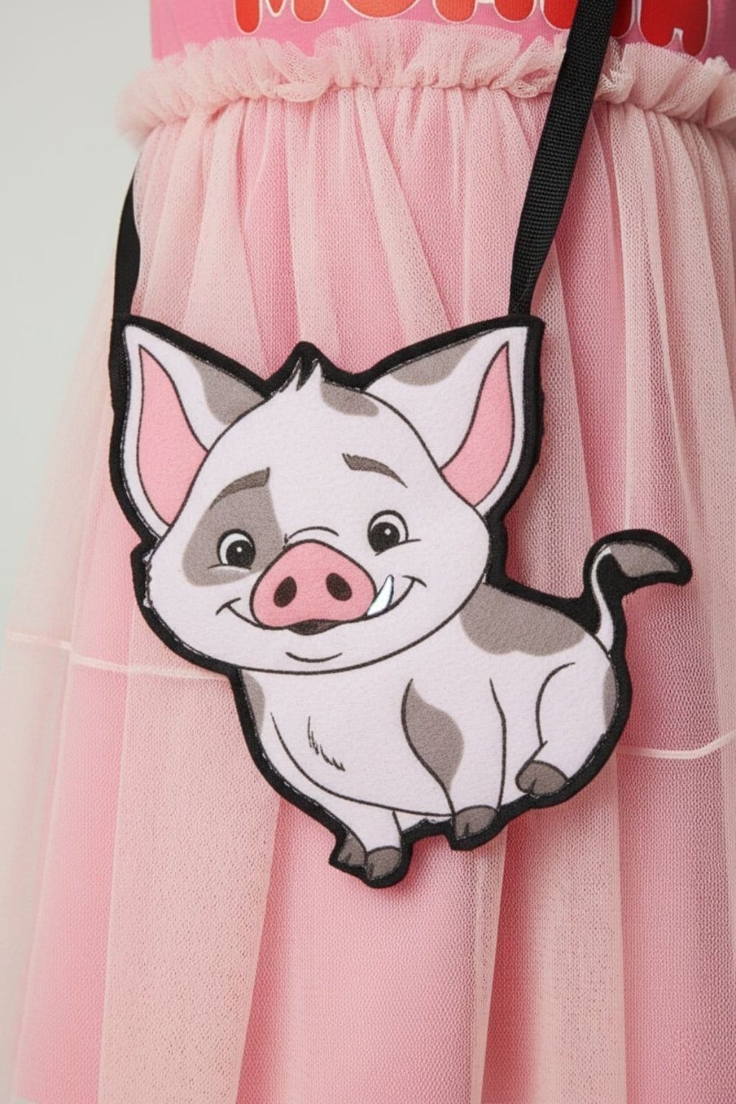 Vista 2 Infantil - Vestido Disney Feminino Moana com Bolsinha Disney rosa