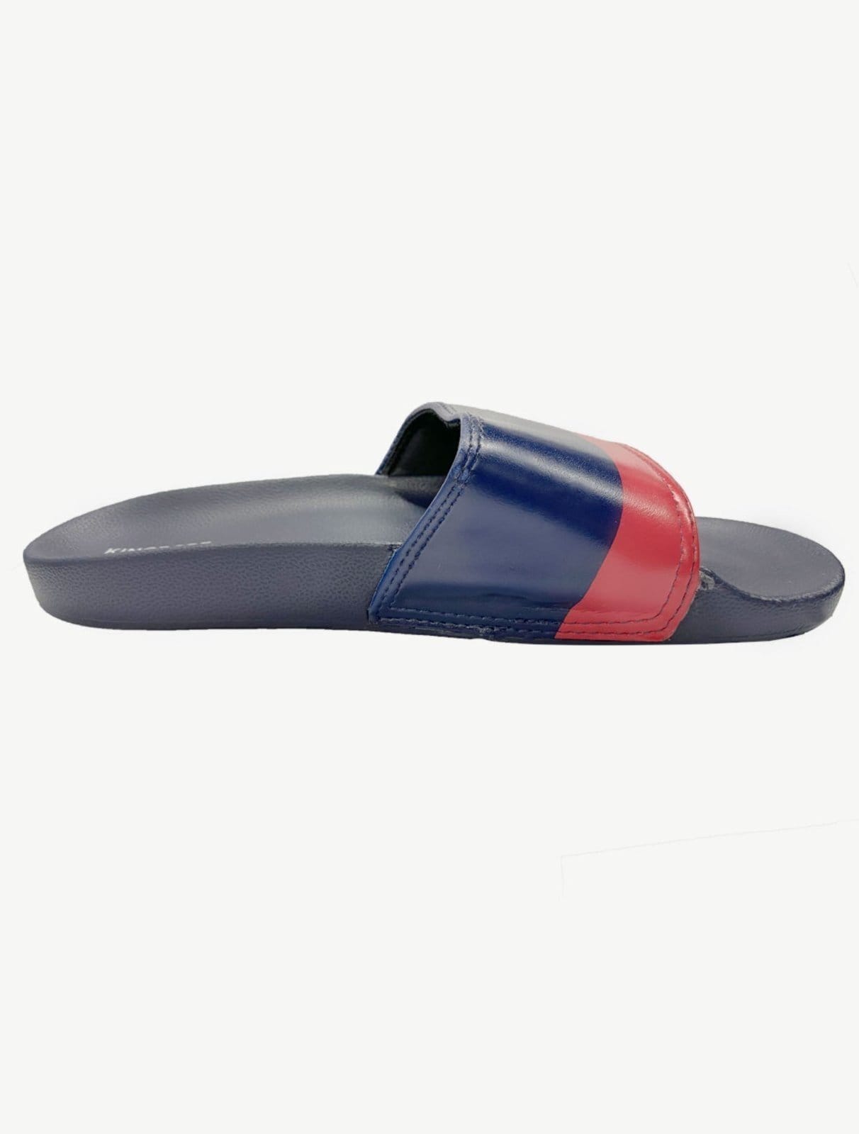 Chinelo King & Joe Masculino Slide Bicolor CH19020 C/Vermelho