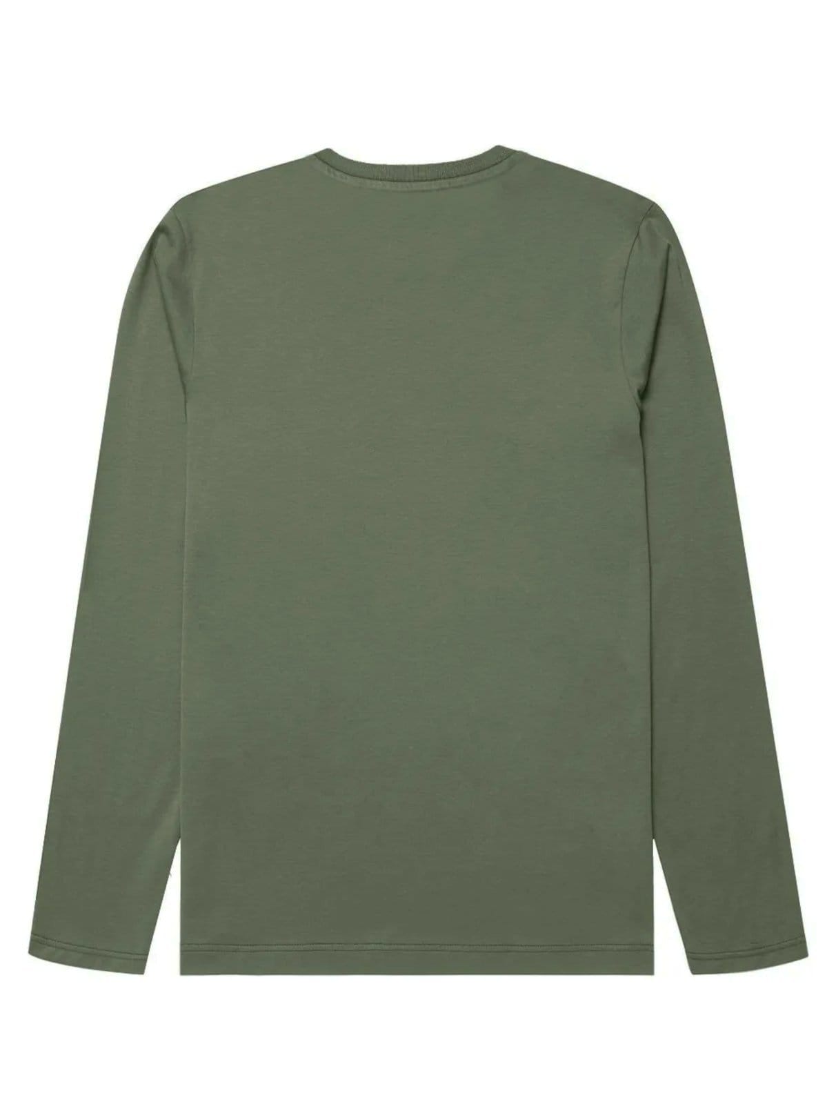 Vista 2 Blusa Calvin Klein Masculina Manga Longa CK NY Bordado Calvin Klein verde militar
