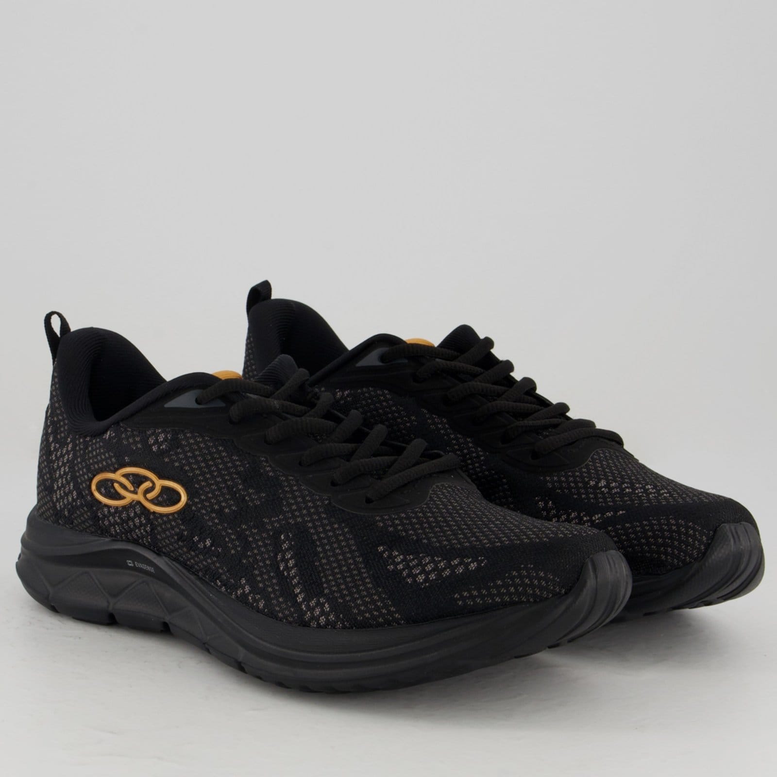 Vista 2 Tênis Olympikus Citrus 2 Feminino e Dourado OLYMPIKUS preto