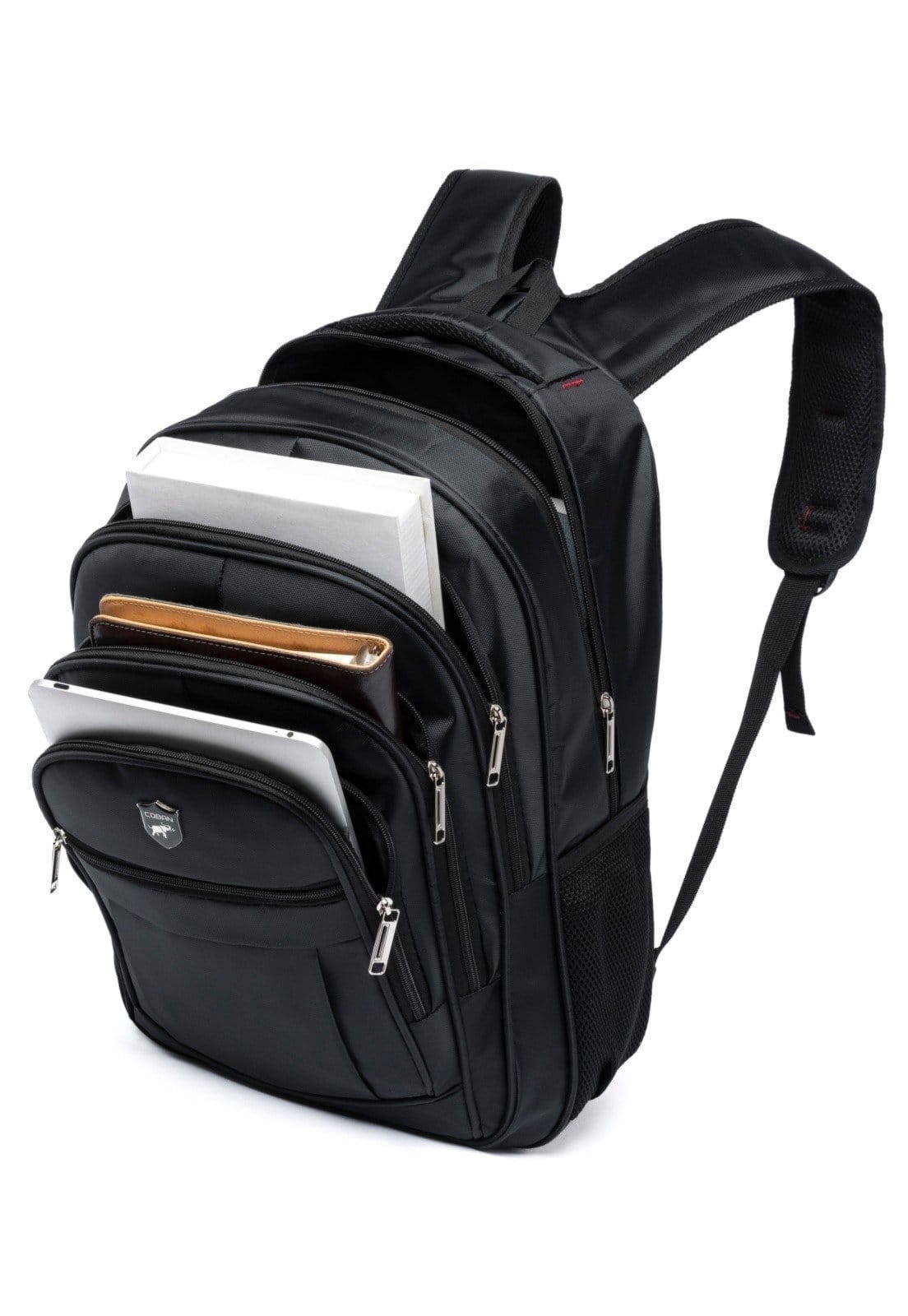 Vista 2 Mochila Coban Moderna Reforçada Notebook Espaçosa COBAN preto