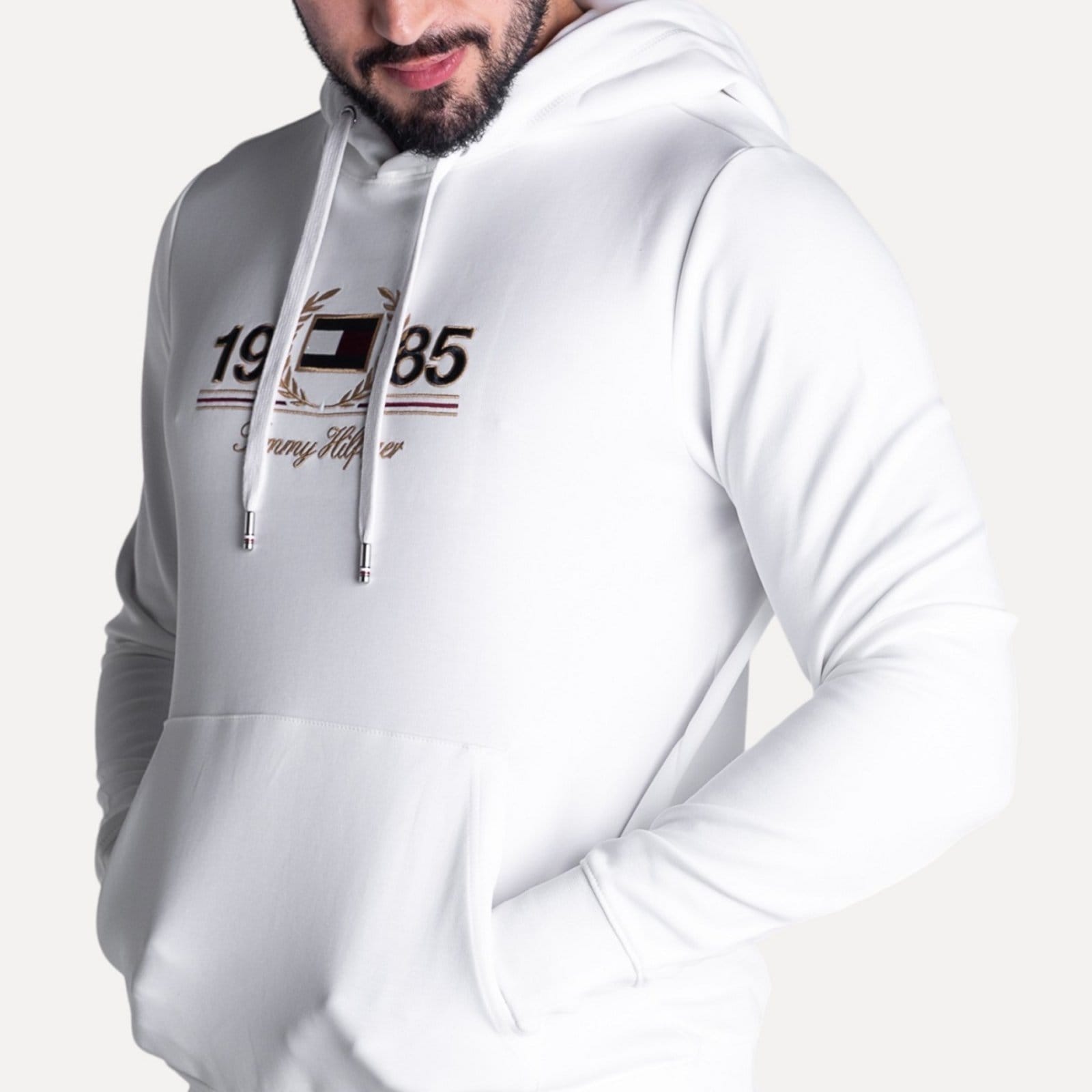 Vista 2 Moletom Tommy Hilfiger Icon Laurel Tommy Hilfiger branco