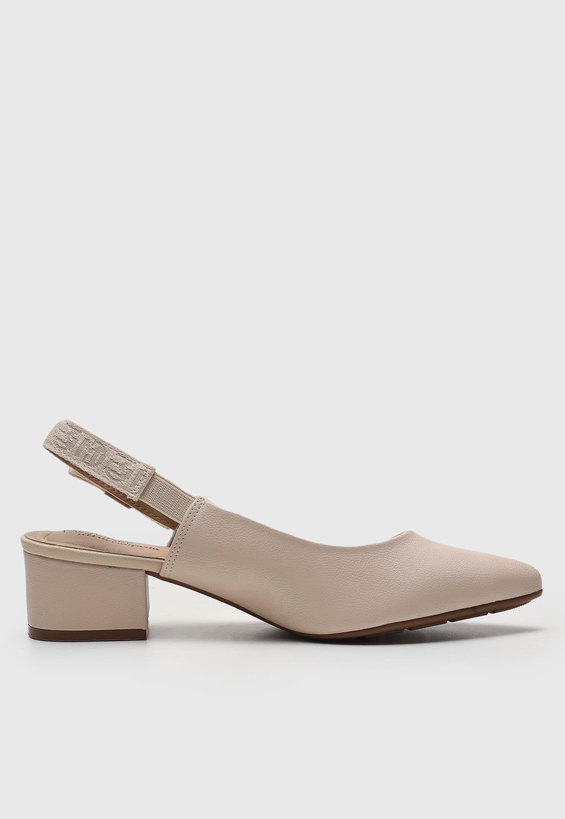 Vista 2 Scarpin Slingback Modare Laço Off-White MODARE off-white white