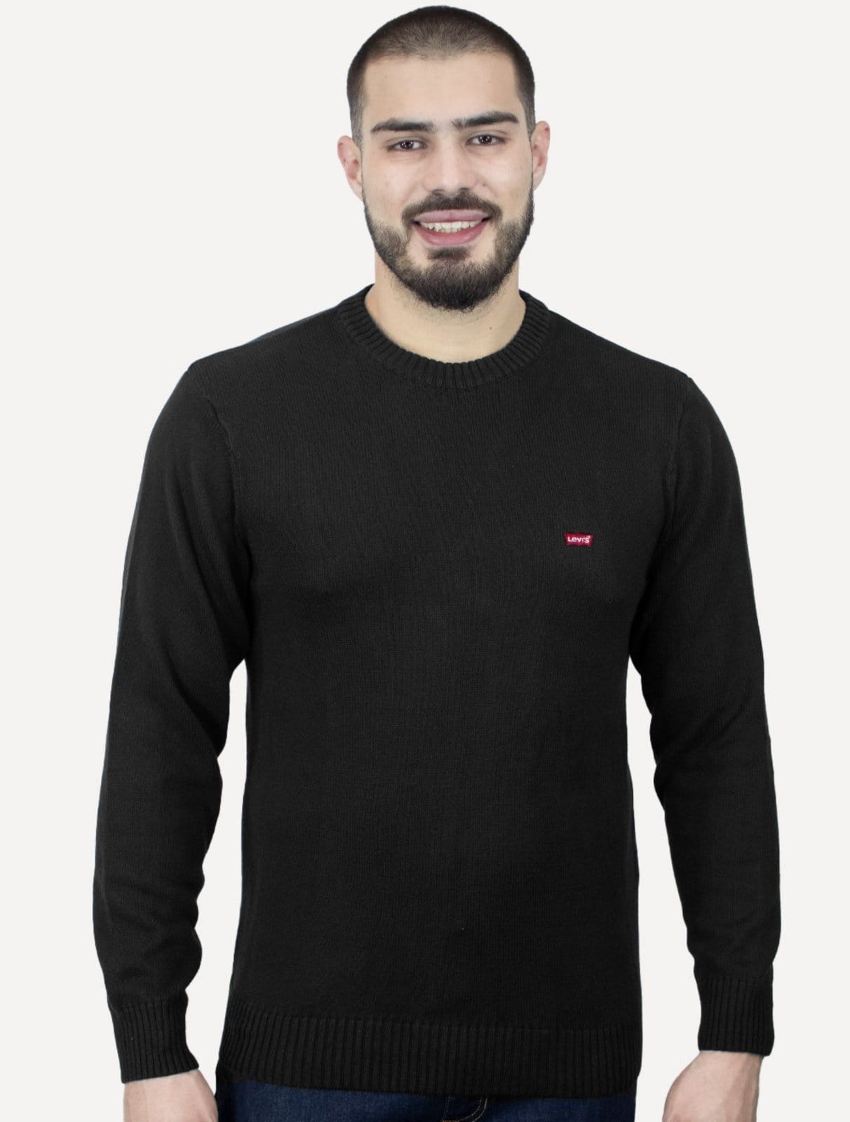 Suéter Levis Masculino Crewneck Classic Housemark Logo