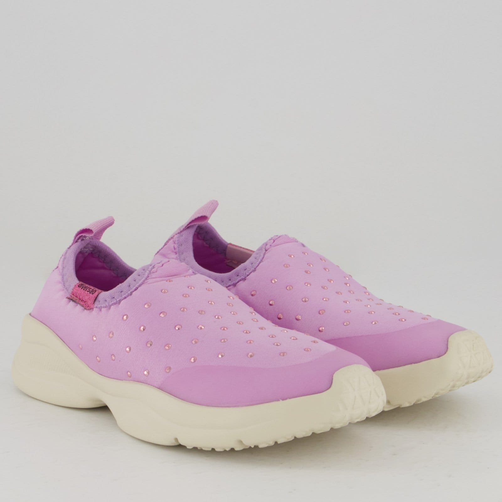 Vista 2 Tênis Diversão Mini Camille Lilás Diversão roxo