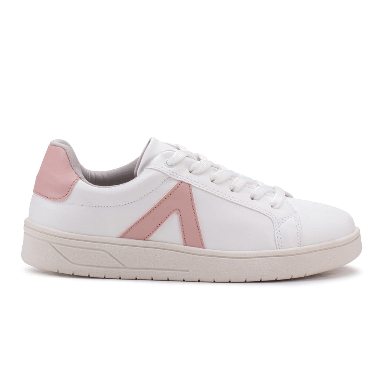 Vista 2 Sapato Feminino Rosa Tenis Casual Moda Blogueira Original Estilo Shoes branco/rosa rosa